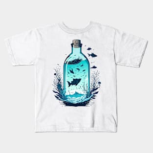 Glassy Ocean Mirage Kids T-Shirt